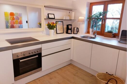 Die Küche ist bestens ausgestattet