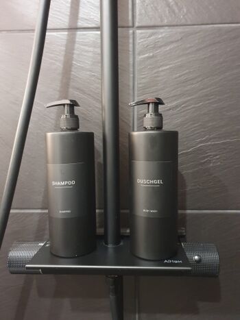 Shampoo und Duschgel stellen wir Ihnen kostenfrei zur Verfügung