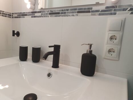 Die Handseife im Bad ist inklusive 