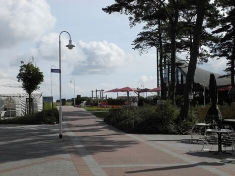 Promenadenbereich in Glowe