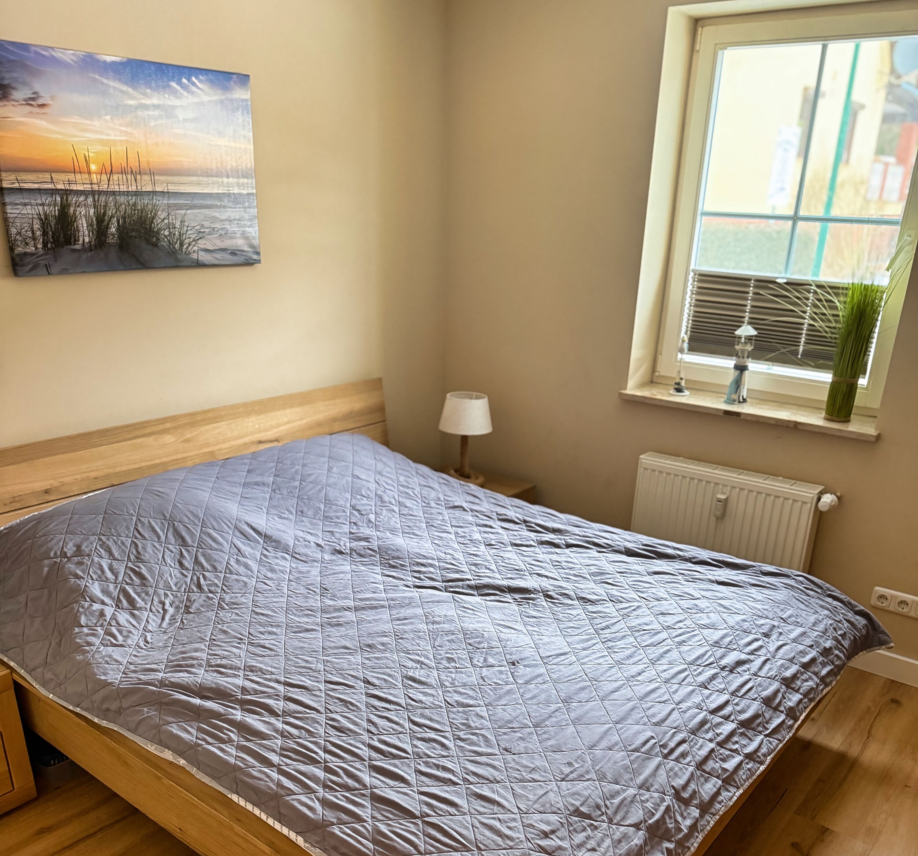 Zweites Schlafzimmer mit Doppelbett