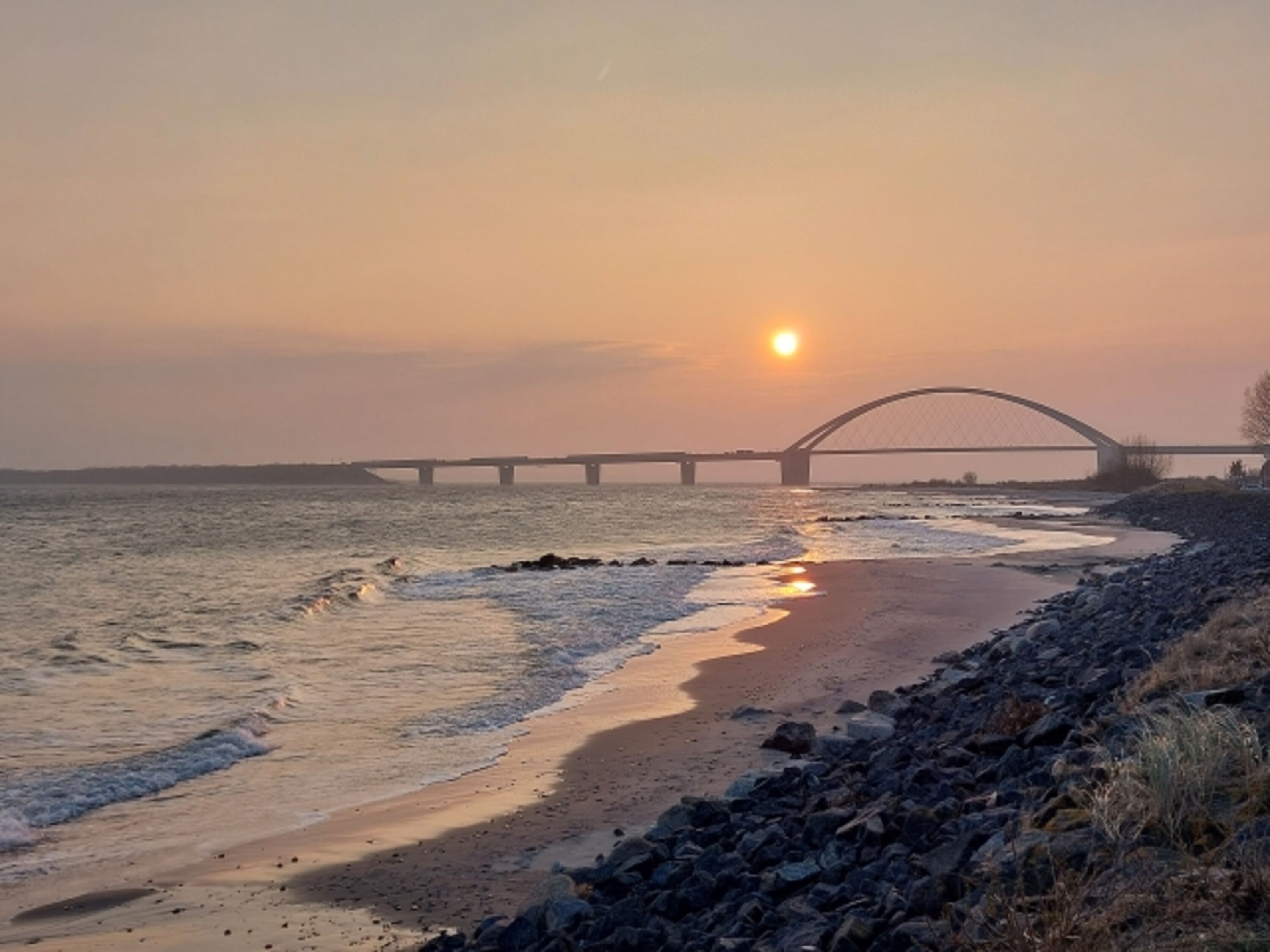 Strand im Winter