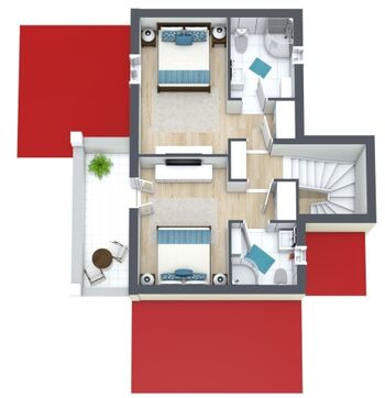 Grundriss Obergeschoss