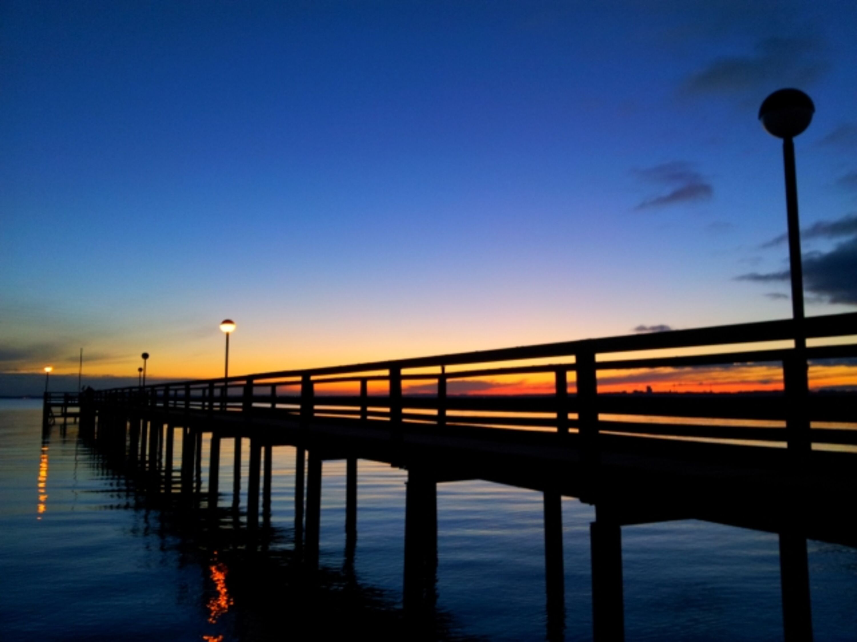 Abendstimmung an der Seebrücke
