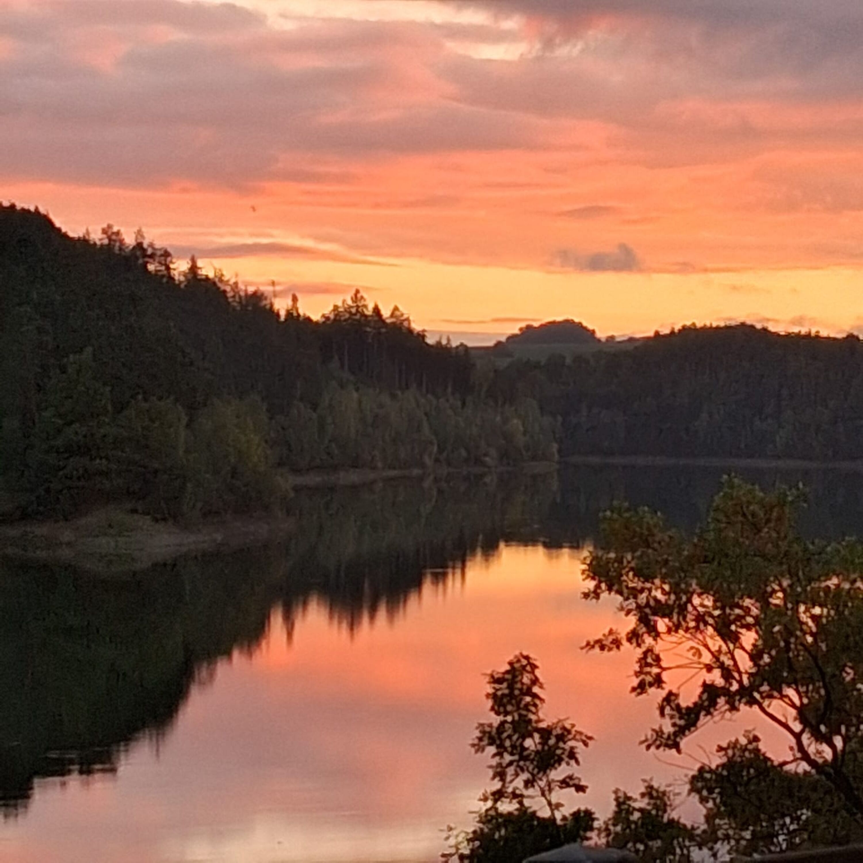 traumhafter Sonnenuntergang