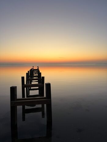 Sonnenaufgang am Haus 