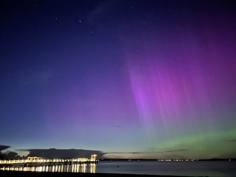 Polarlichter über der Flensburger Förde Sep.24