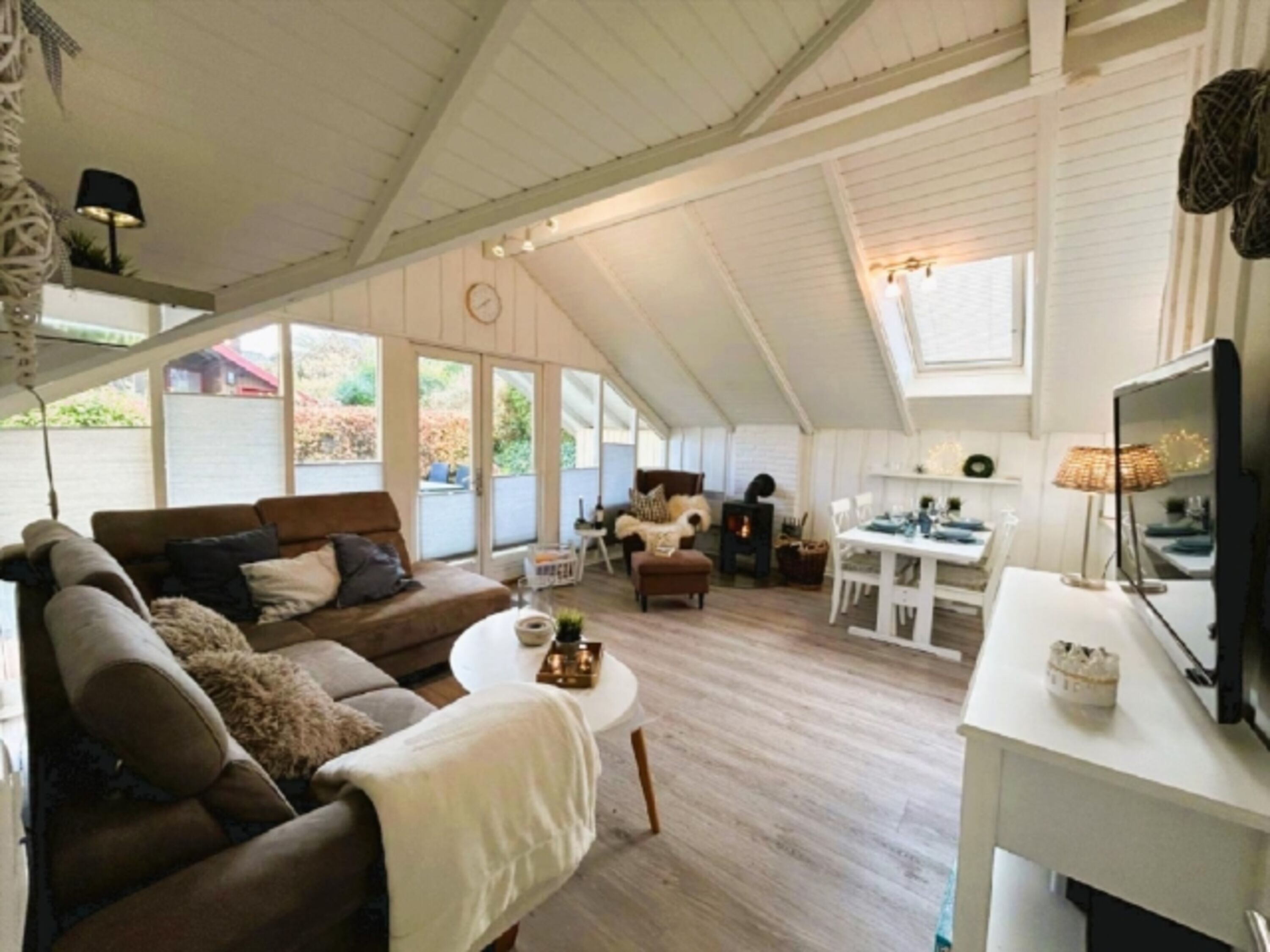 Wohnbereich Ferienhaus Hein Mück 