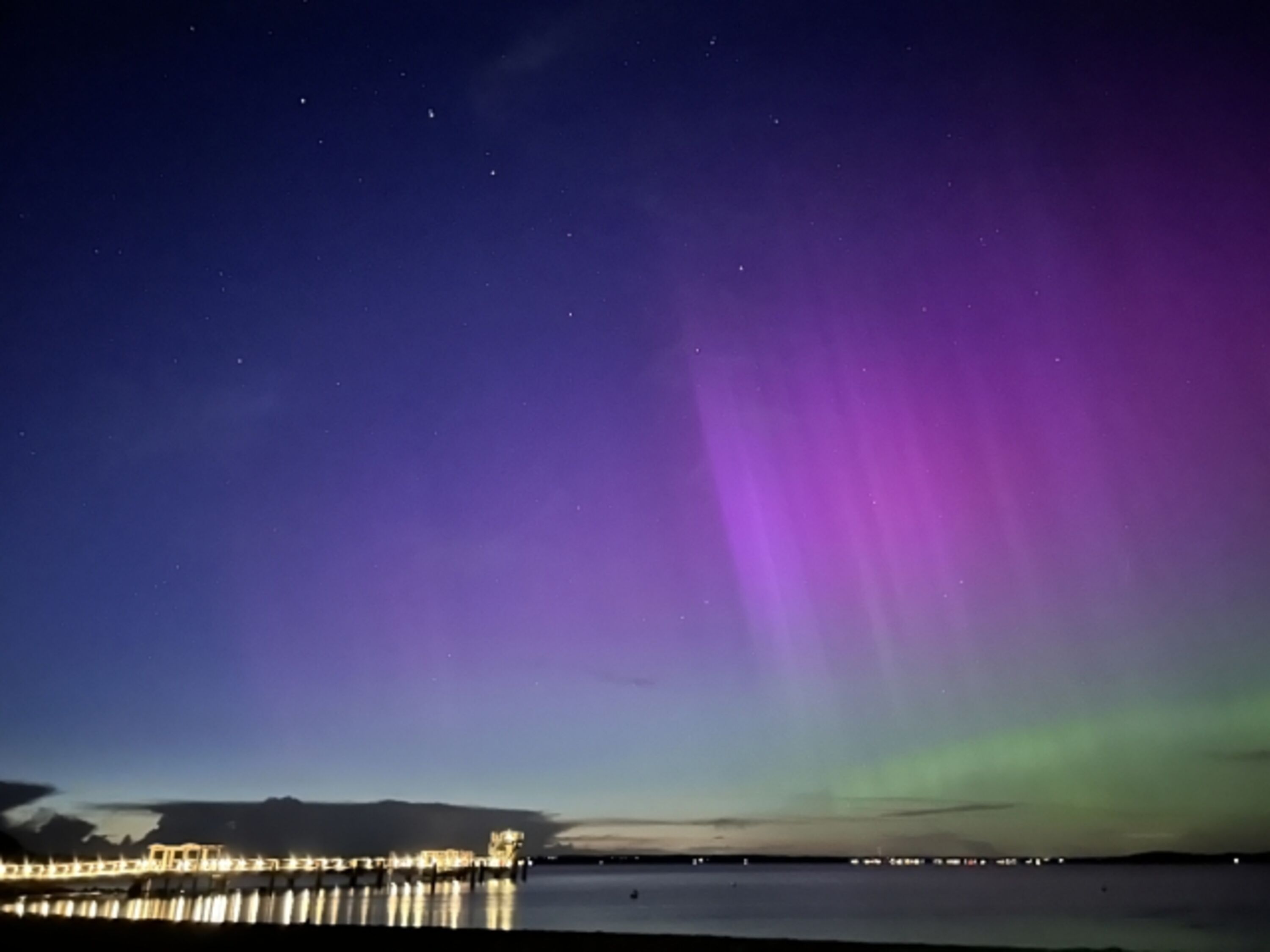 Polarlichter über der Flensburger Förde Sep.24