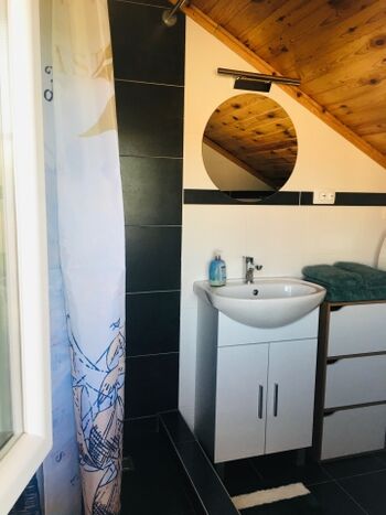 neu renovierten Badezimmer