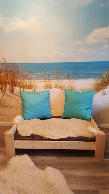 Hundebett im Schlafzimmer