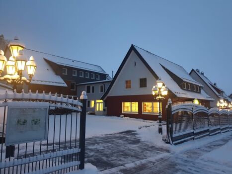 Villa im Schnee