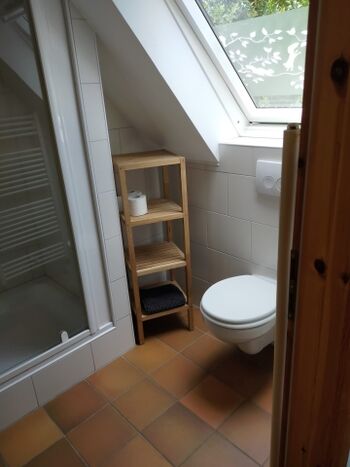 Kleines Duschbad im Obergeschoss