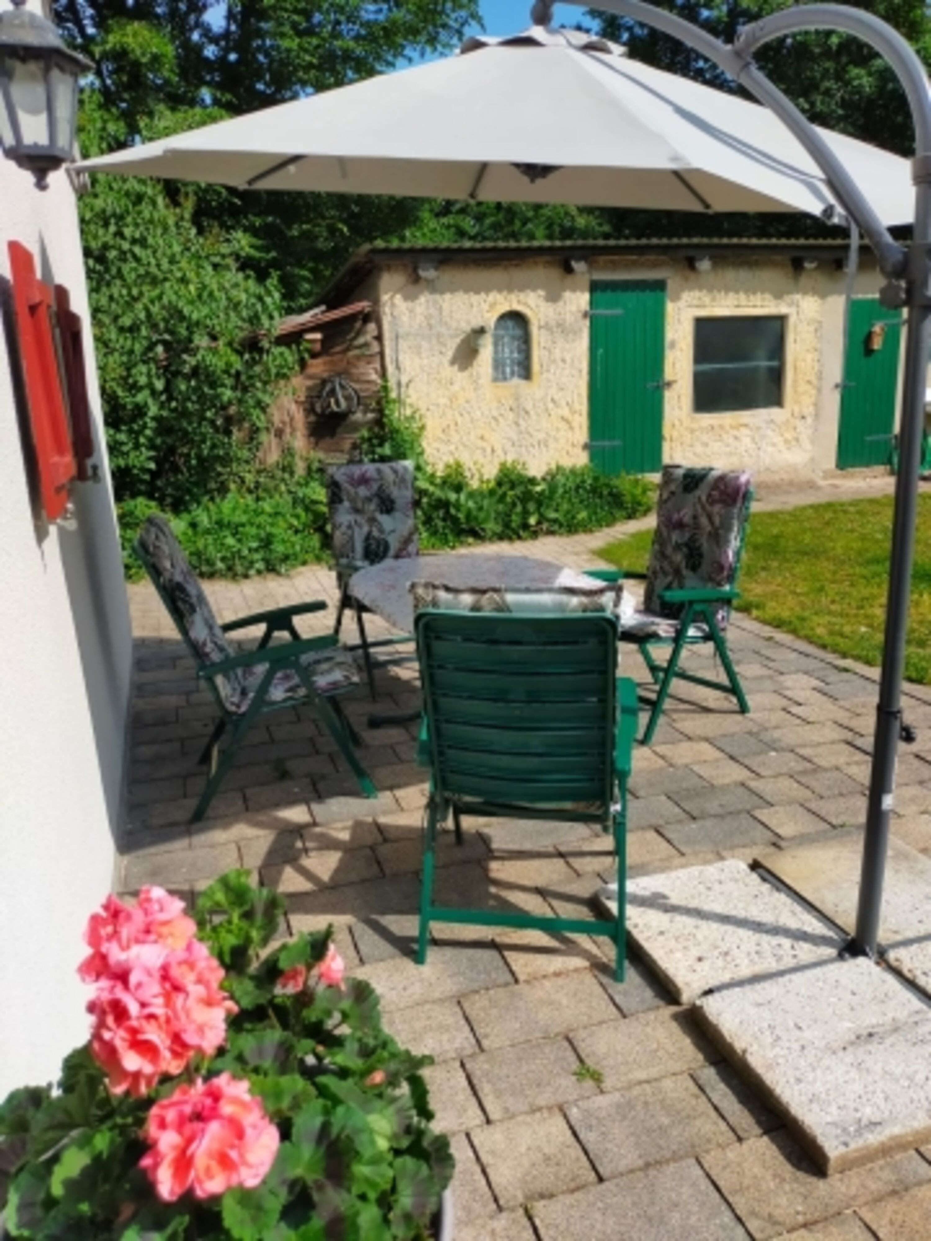 Terrasse zum Garten