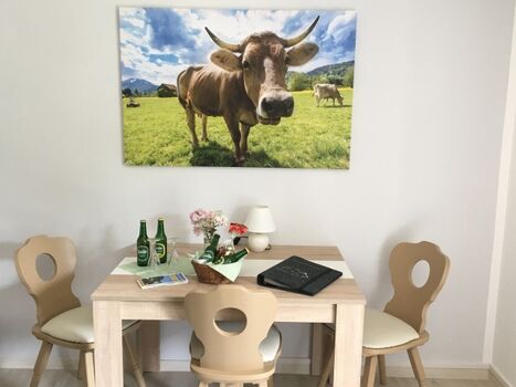 Freundlicher Essbereich