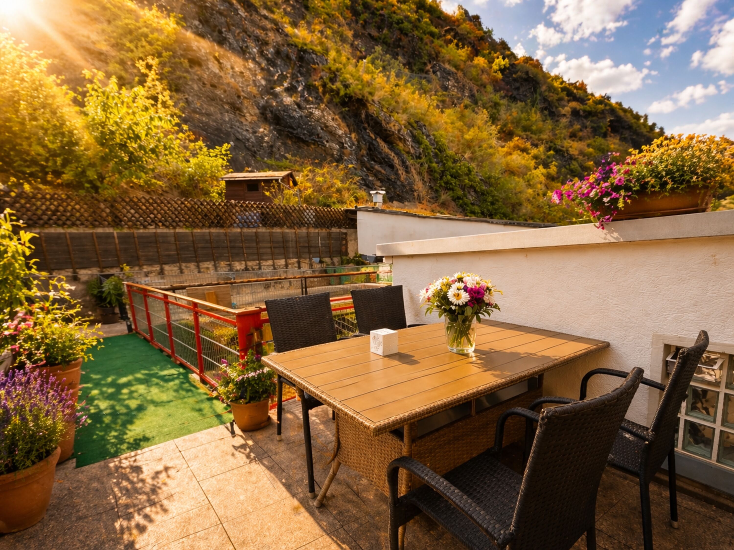 Eigene Terrasse