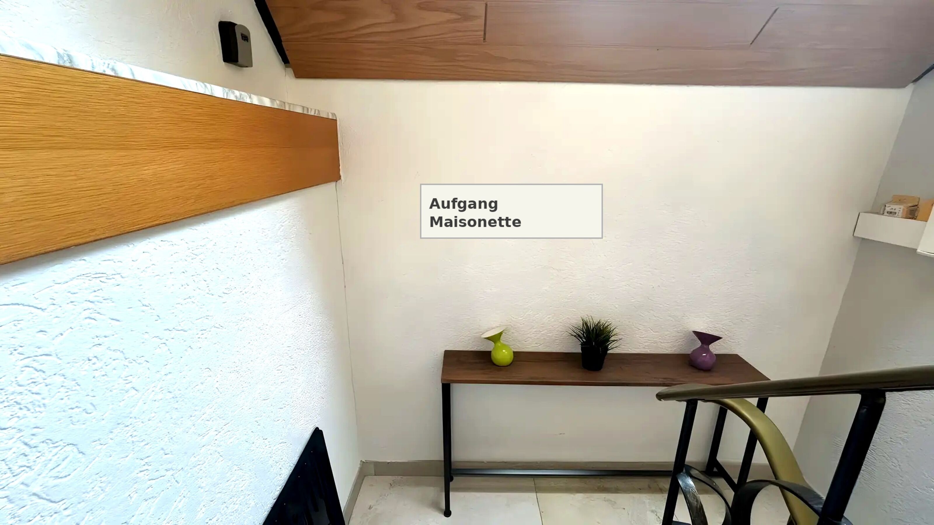 Aufgang Maisonette