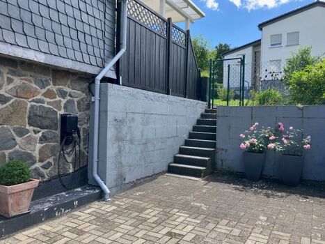 Stellplätze Gartenaufgang