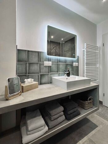 TIDE4 Ferienwohnung Amrum Apartment 8 Bad 1