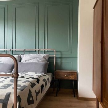 TIDE4 Ferienwohnung Amrum Apartment 8 Schlafzimmer 2 mit Bett 160cm