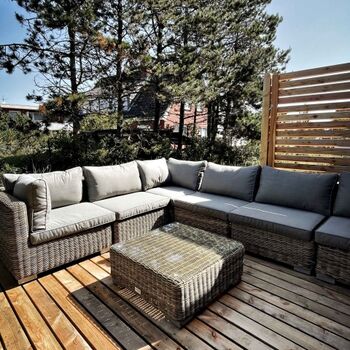 TIDE4 Ferienwohnung Amrum Apartment 8 Terrasse