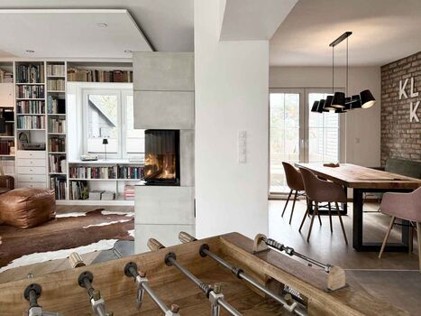 TIDE4 Ferienwohnung Amrum Apartment 8 Wohn- und Essbereich