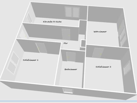 Grundriss des Hauses