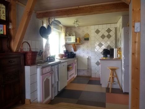 Die Küche, ausgestattet mit allem was man braucht