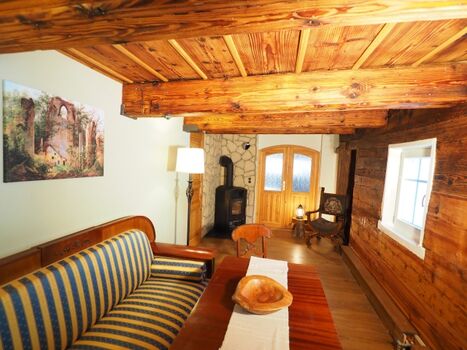 Wohnzimmer mit Biedermeier Möbeln