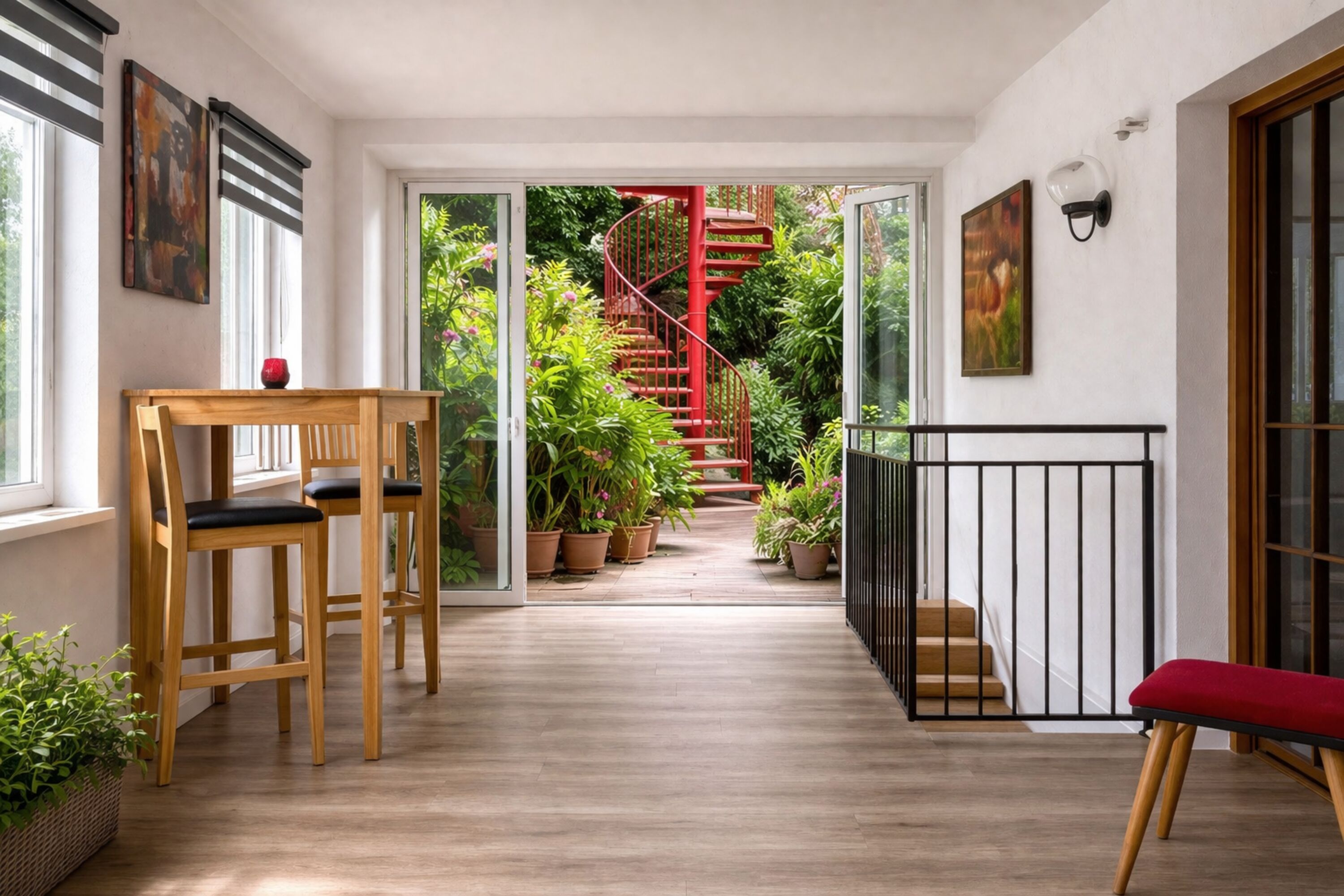 Ausgang zu Hof u. Garten