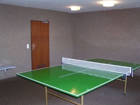 Hauseigener Tischtennisraum