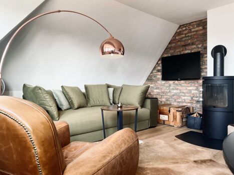 TIDE4 Ferienwohnung Amrum Apartment 7 Wohnbereich