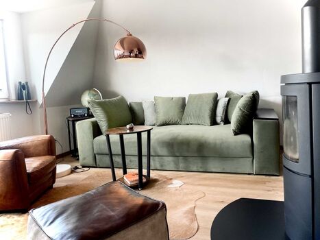 TIDE4 Ferienwohnung Amrum Apartment 7 Wohnbereich