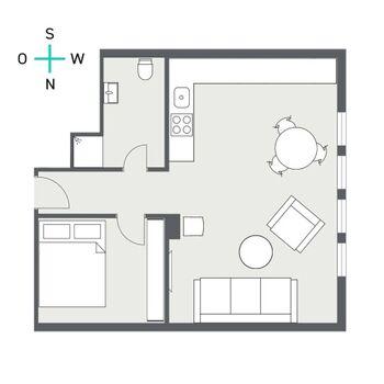 TIDE4 Ferienwohnung Amrum Apartment 7 Grundriss