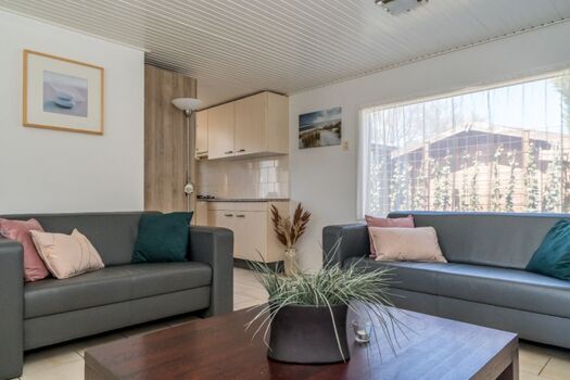 Das neu eingerichtete, helle Wohnzimmer