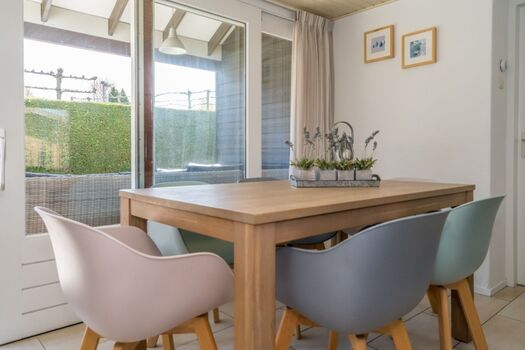 Die Essgruppe für 6 Personen