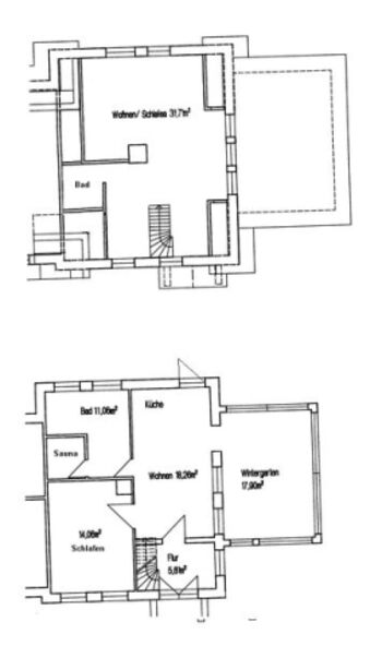 Der Grundriss vom Landhaus am Mühlendamm