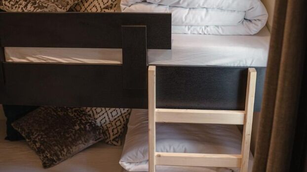 Schlafzimmer mit Etagenbett