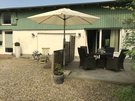 Die Terrasse an der Klüterkammer