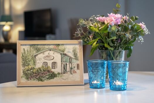 Willkommen in der Klüterkammer (Bild gemalt von einem Gast)