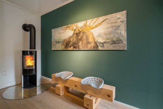 Das moderne Loft-Wohnzimmer in der Klüterkammer