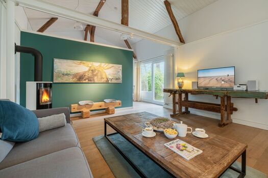 Das moderne Loft-Wohnzimmer in der Klüterkammer