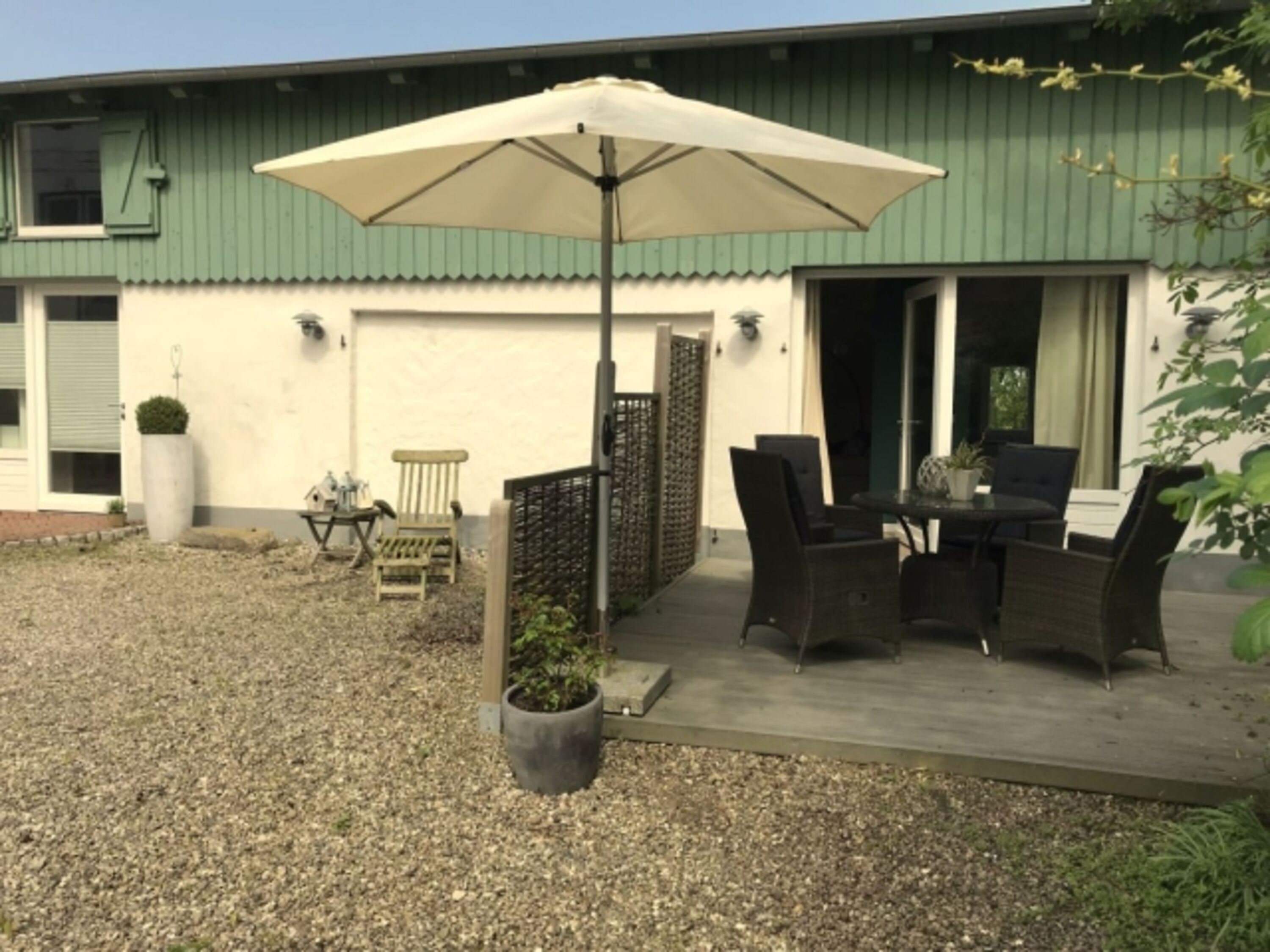 Die Terrasse an der Klüterkammer