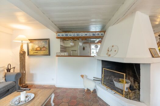 Witthuis - Der große offene Kamin sorgt für eine behagliche Wärme