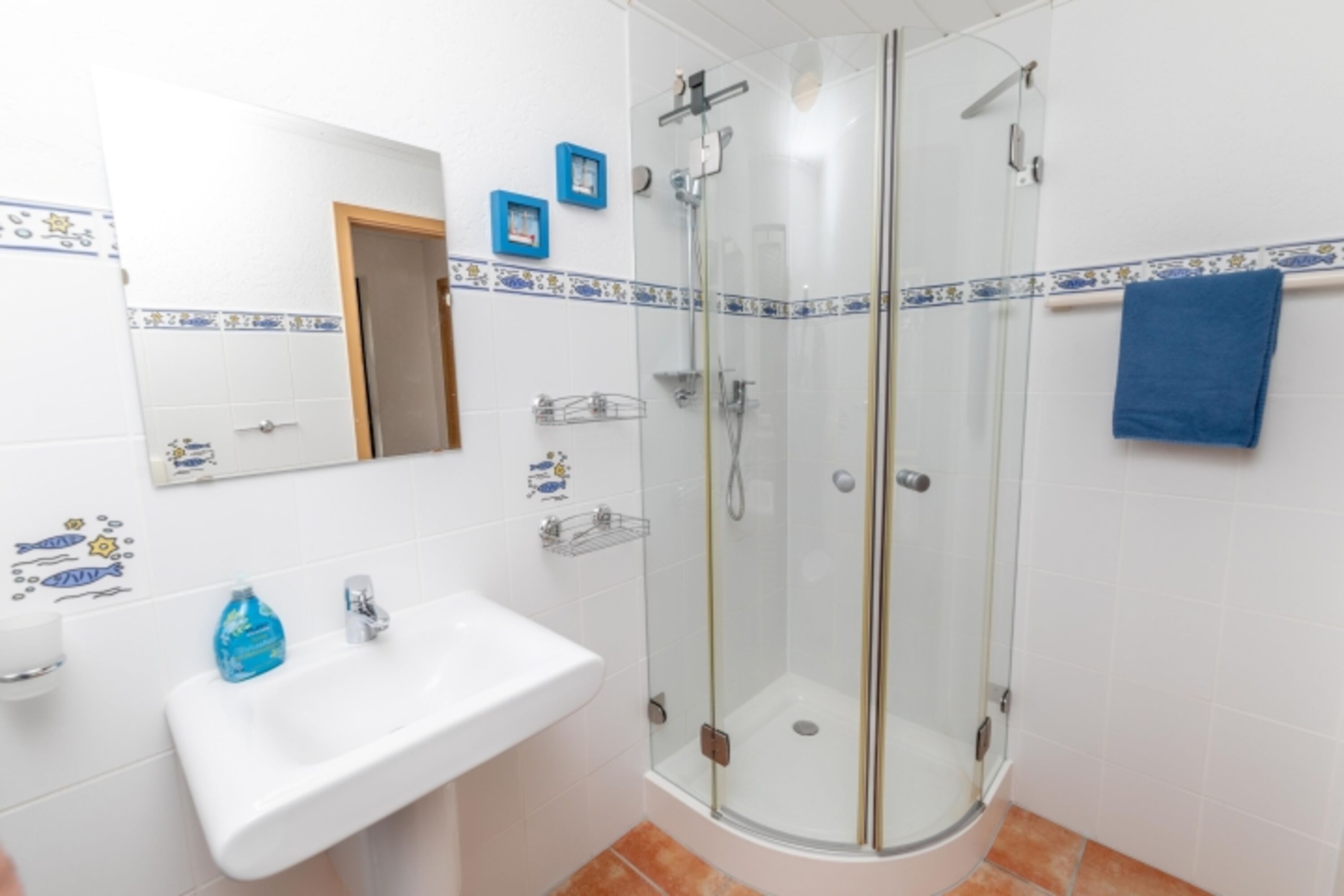 Tageslichtbad mit Dusche