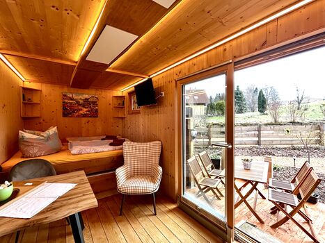 Gemütlichkeit mit viel Holz