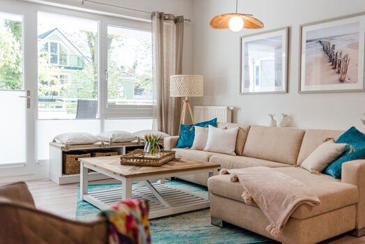 Wohnbereich mit Schlafsofa