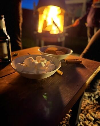 Kamingrill für schöne Abendstunden