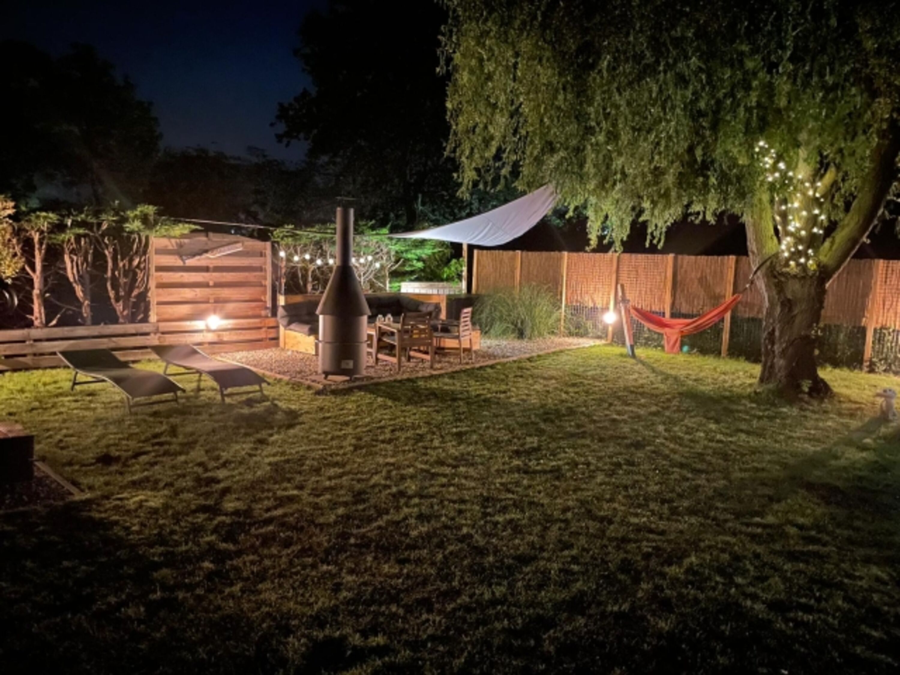 Sitzecke im Garten