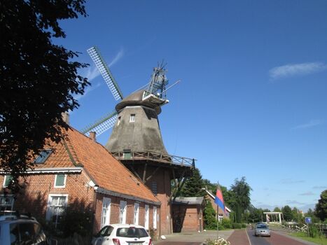 Eine Mühle nach aufwendiger Renovierung